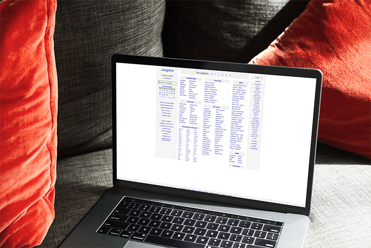 Browse Craigslist Personals Section on a Macbook