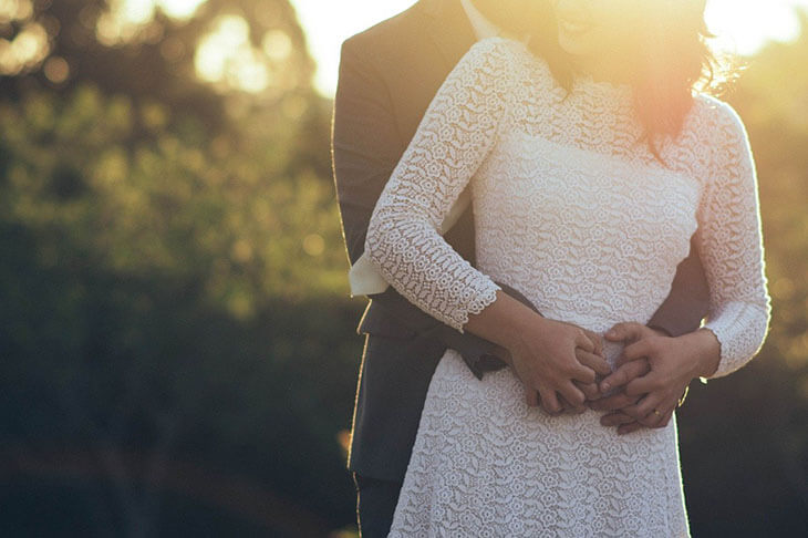 Fashion Couple Hugging