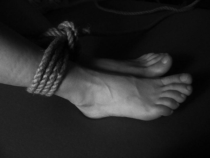 Foot With Rope