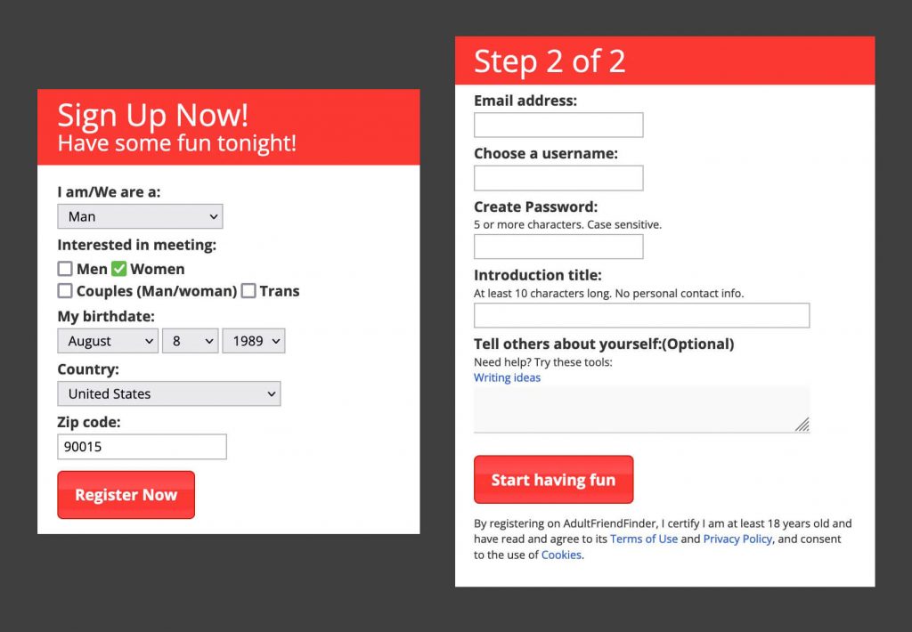 AFF Registration Proccess